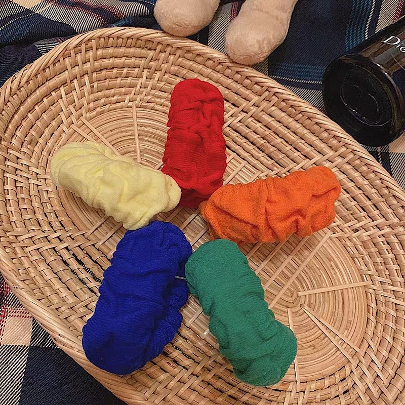 Set 5 dây buộc tóc cao su màu sắc ngọt ngào phong cách Hàn Quốc cho nữ