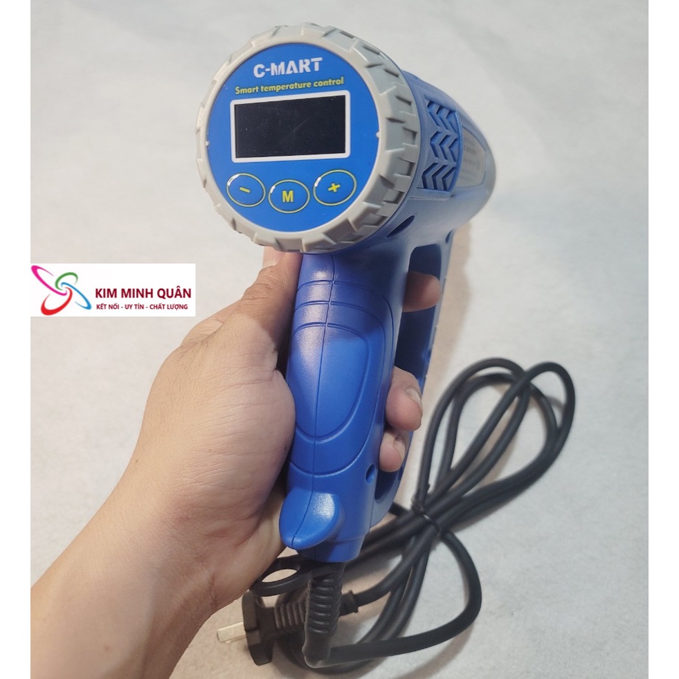 Máy Thổi Hơi Nóng , Khò Điện 2000W Hiện Thị Nhiệt Độ C0185E CMART