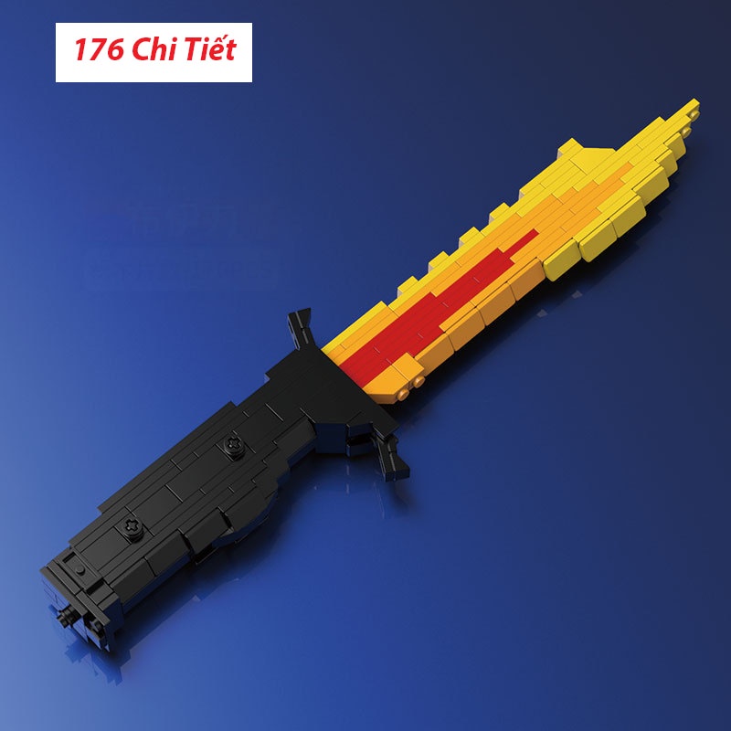 Đồ chơi lắp ráp xếp hình mô hình CSGO PUBG Butterfly / M9 bayonet / Karambit / Flip / Bowie / Marble Fade
