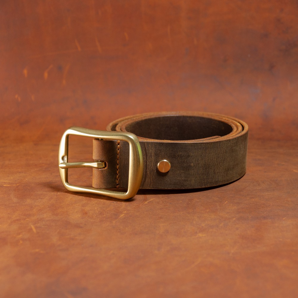 Thắt lưng nam da bò sáp, thủ công Handmade, size 3.8cm