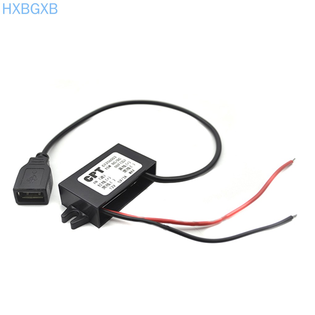 Thiết bị giảm áp DC 12V sang 5V 3a Max 15w Usb Dc-Dc Cho Xe Hơi / Xe Máy | BigBuy360 - bigbuy360.vn