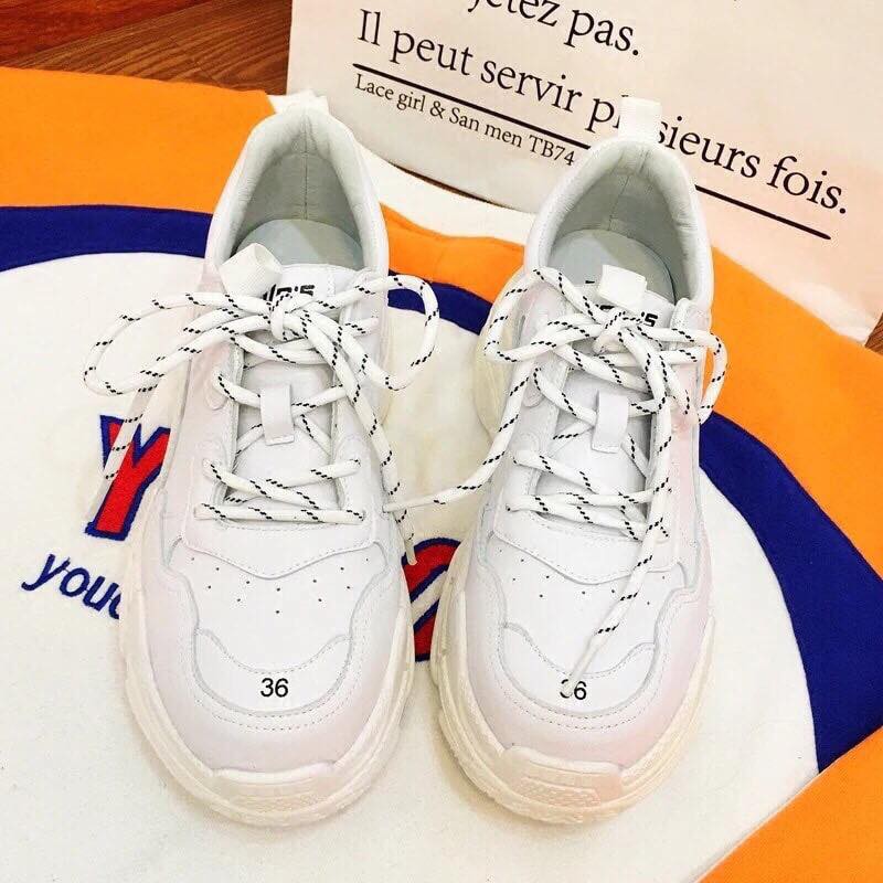 Giày Thể Thao Nữ sneaker Full Trắng ABC | BigBuy360 - bigbuy360.vn