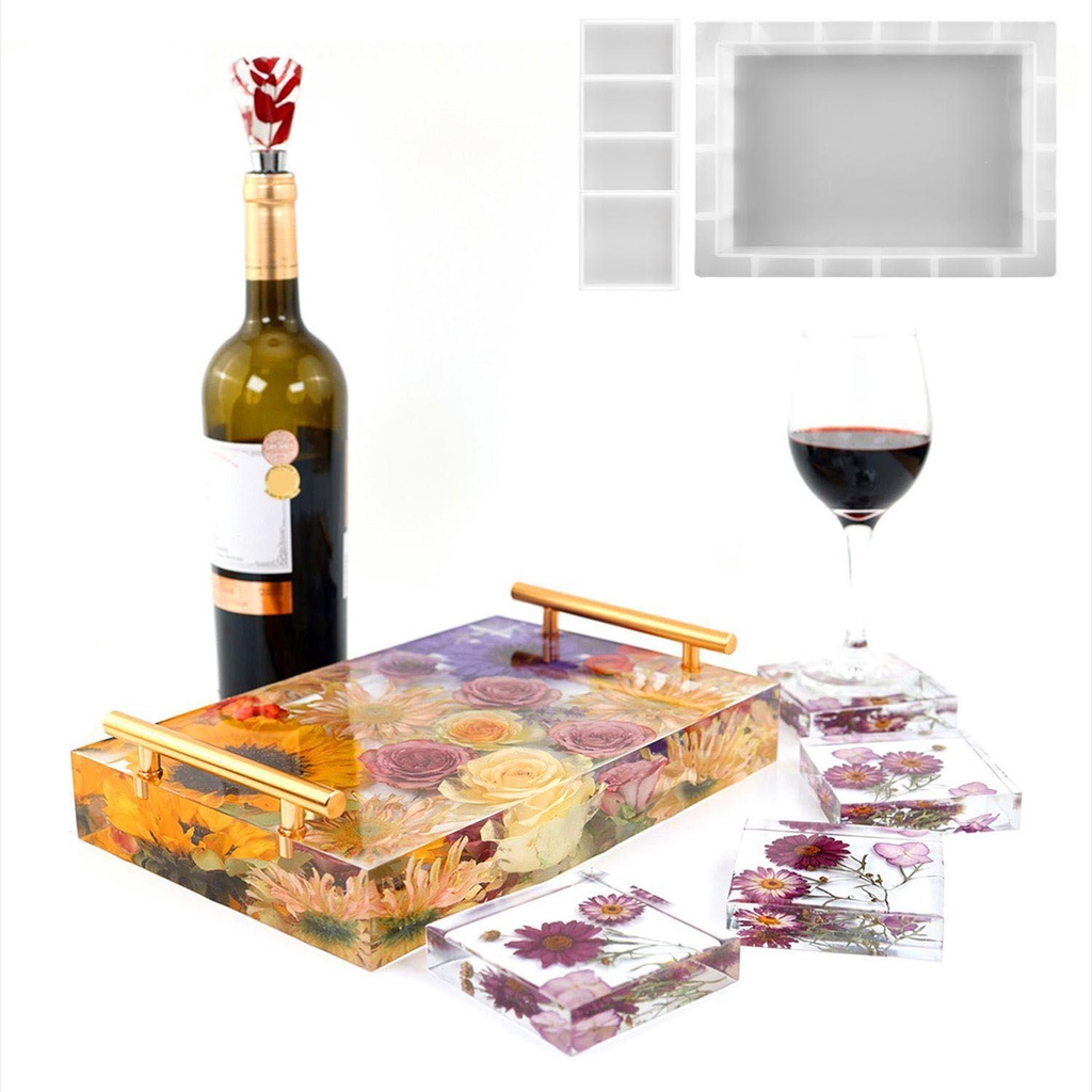 WTTLE Khuôn Làm Trang Sức Bằng Nhựa Epoxy Độc Đáo Tiện Dụng DIY|Khuôn Silicone Làm Bánh Tiện Lợi