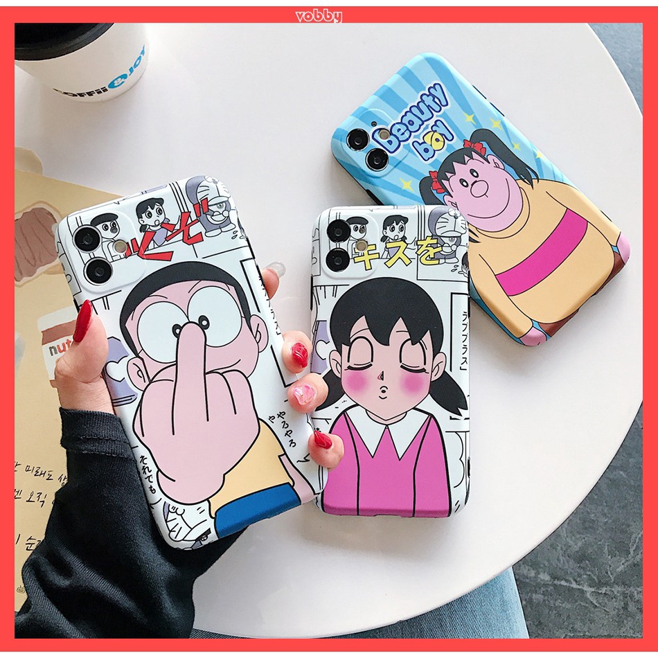 Ốp điện thoại nhựa dẻo hình hoạt hình Doraemon cho iPhone11 PRO MAX 7/8plus SE2020 X/XS XR XSMAX
