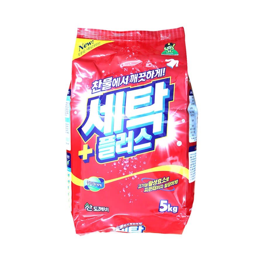 Bột giặt siêu sạch,diệt khuẩn Hàn Quốc Sandokkaebi 5kg