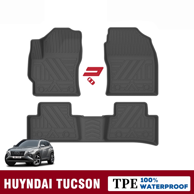 Thảm lót sàn cho Huyndai Tucson 2022 khuôn đúc TPE