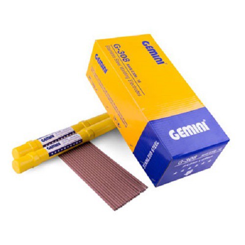 Que hàn INOX GEMINI G-308 - 2.5mm, 3.2mm, 4.0mm đóng gói 1 bó 1kg