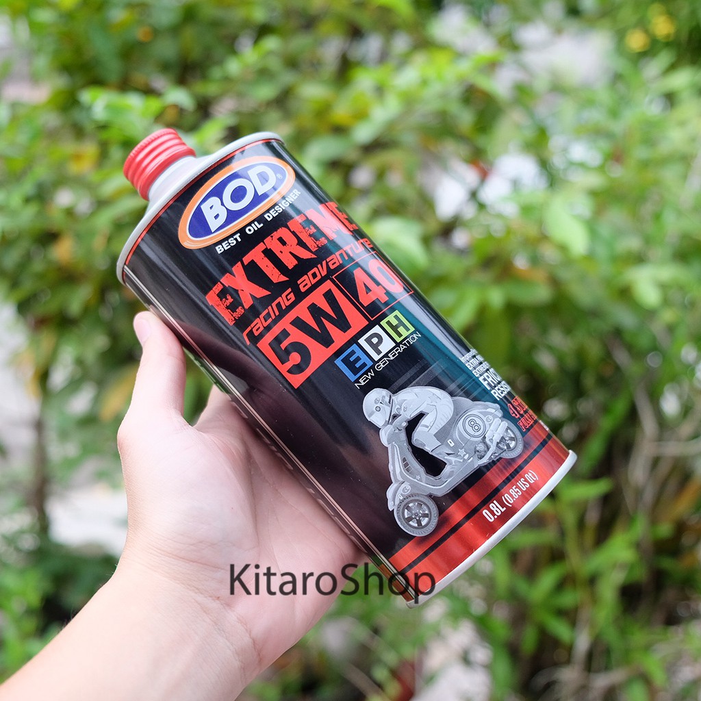 Nhớt BOD Racing 5w40 800ml - 100% Tổng Hợp Nhập Khẩu