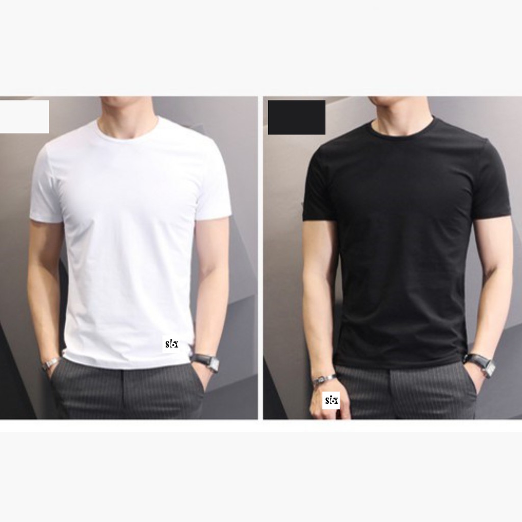 Áo phông nam nữ màu trơn đi làm đi chơi, thoải mái, thoáng mát | BigBuy360 - bigbuy360.vn