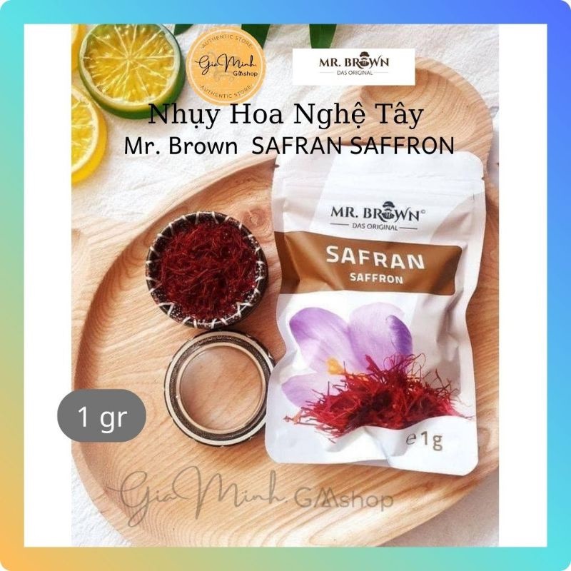 Nhụy Hoa Nghệ Tây SAFRAN SAFFRON 1gr- Nội Địa Đức