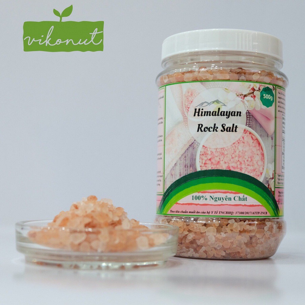 Muối hồng Himalaya nguyên chất dùng trong chế biến dạng HẠT [500gr]