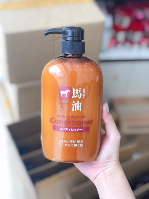 (Bill chuẩn) Dầu gội xả mỡ ngựa nhật bản 600ml