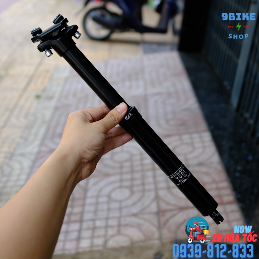 Cốt yên xe đạp tăng giảm chiều cao KS EXA 900i 395 x 31.6 mm
