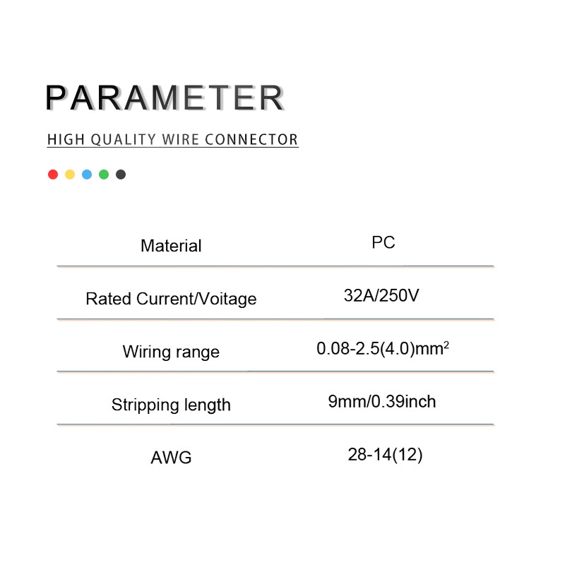 Khối Kết Nối Dây Điện Nhanh Thông Dụng Cho Đầu Cuối 28-12AWG