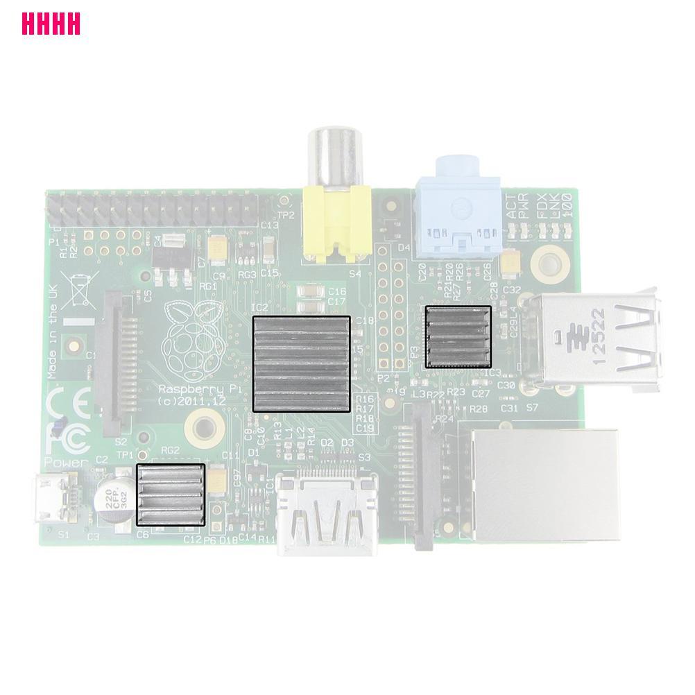 [WYL]Aluminum Heatsink x3pcs - Protect OverClocking Raspberry Pi 2 & Model B