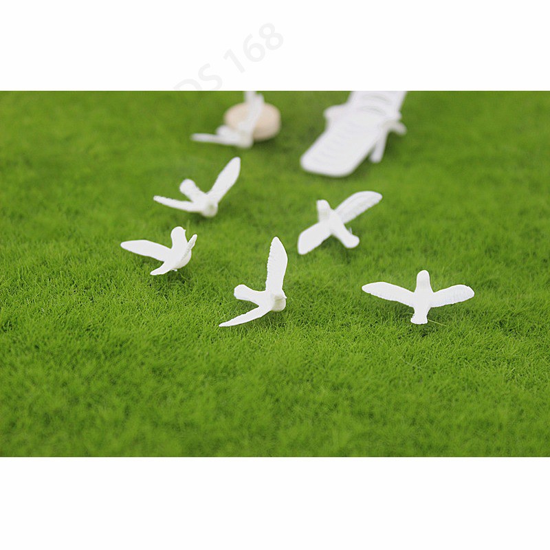 Set 2 Bồ Câu Dove Mini Tỉ Lệ 1: 12 1: 6 Trang Trí Nhà Búp Bê