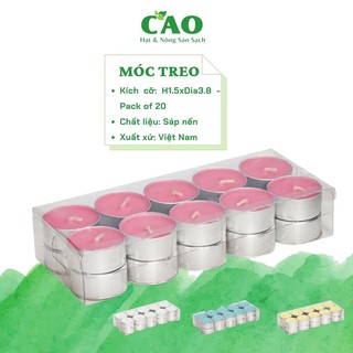 [NHIỀU MÀU] NẾN TRÀ THƠM CAO CẤP 1 HỘP 20 VIÊN NẾN