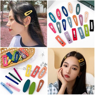 Kẹp tóc bấm màu trơn - Kẹp tóc nơ, kẹp tóc chữ X siêu xinh