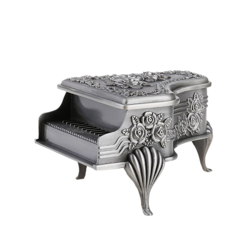 Hộp Đựng Trang Sức Hình Đàn Piano Phong Cách Cổ Điển