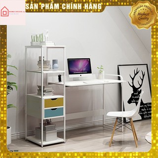 Bàn máy tính, Bàn Laptop việc liền kệ sách , M017-2