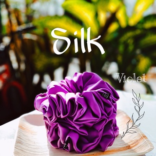 Đồ buộc tóc scrunchie bigsize Lụa Tô Châu cao cấp