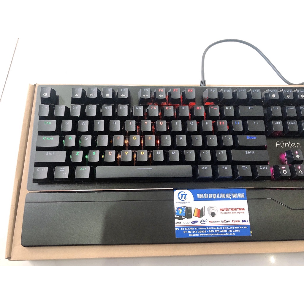 Bàn phím cơ Fuhlen G87L,G900L Blue Switch led