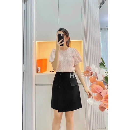 Chân váy công sở chân váy chữ a hàng thiết kế phom chuẩn lưng cao che bụng mặc đi làm đi học đi chơi đẹp có big size