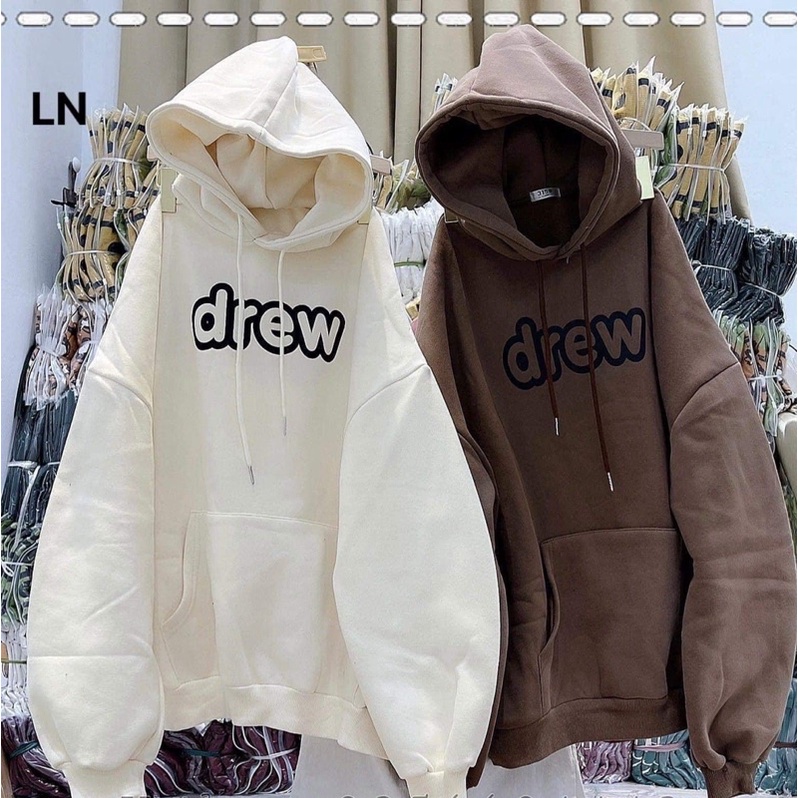 Áo hoodie nỉ cotton DREW LN12