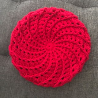 Mũ nồi len móc tay