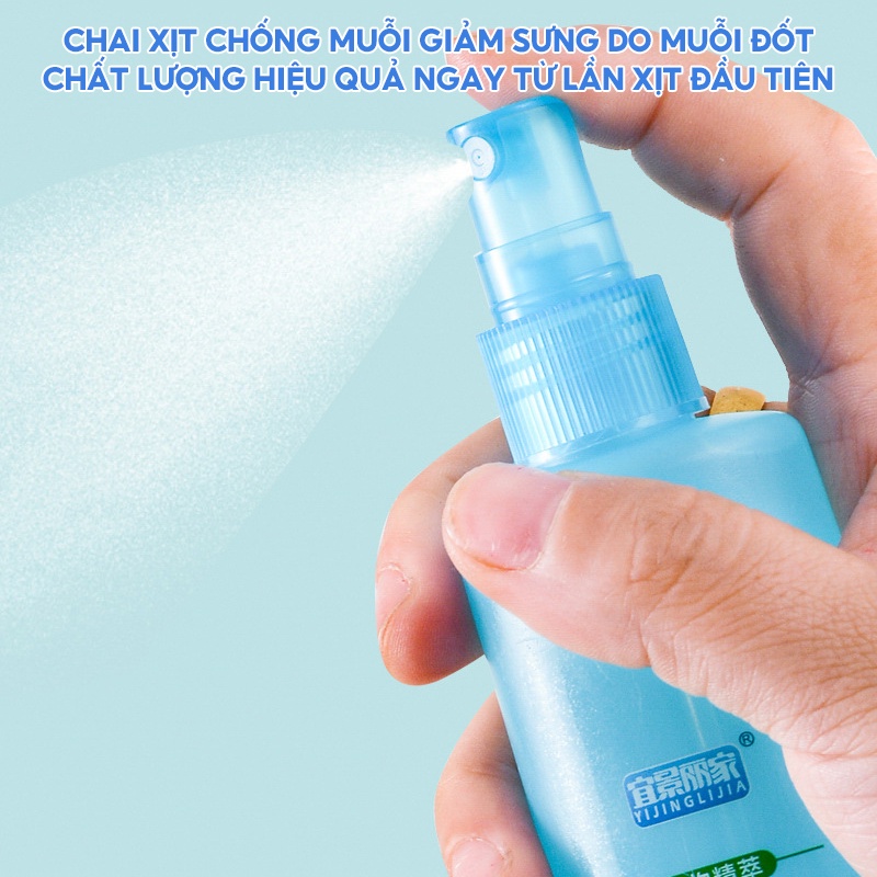 Chai Xịt Chống Muỗi Phun Sương Có Hương Hoa Cỏ Tự Nhiên Chống Ngứa Hiệu Quả Phù Hợp Mọi Làn Da MCS-011