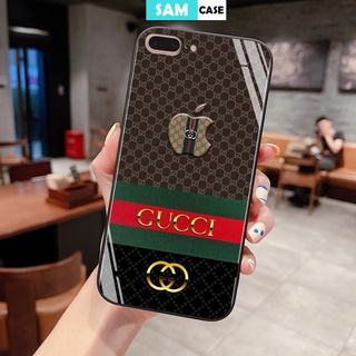 Ốp lưng kính iphone 8 Plus hình Gucci - Samcase
