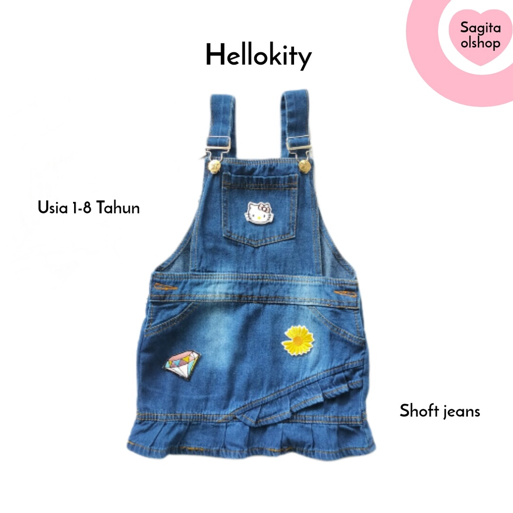 LEVIS Quần Yếm Jean Cho Bé Gái 1-8 Tuổi