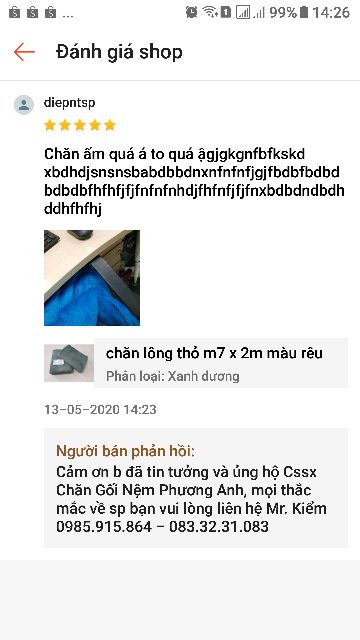 Chăn lông thỏ loại m7 x 2m màu rêu