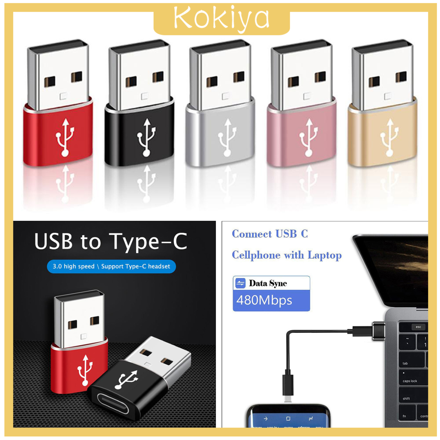 Đầu Chuyển Đổi Usb Sang Usb C 2 Trong 1 Cho Laptop / Pc | BigBuy360 - bigbuy360.vn