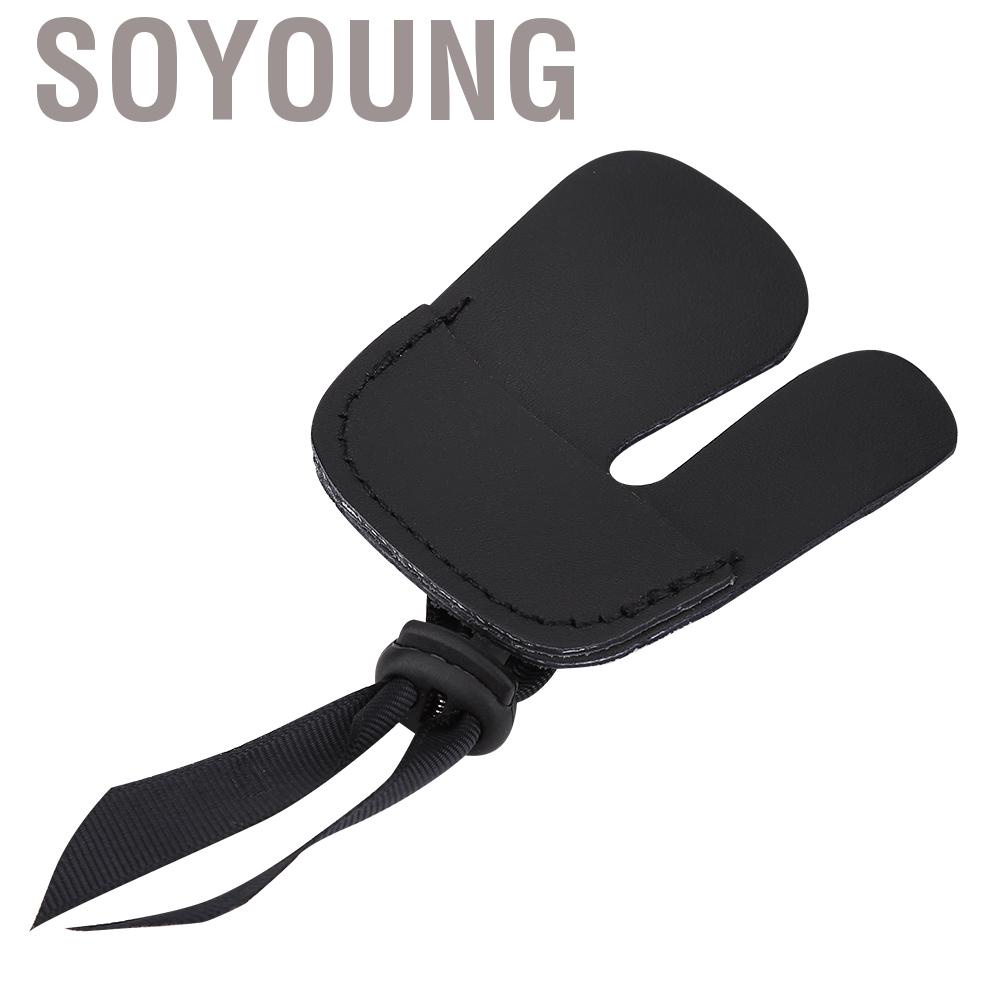 Găng tay da bảo vệ ngón chống trượt khi bắn cung chuyên dụng