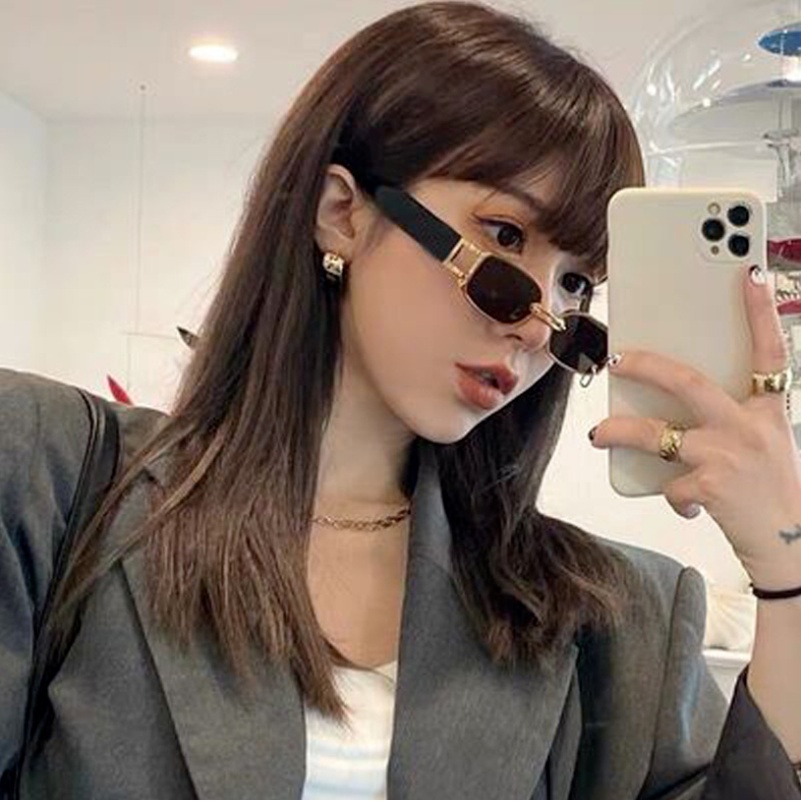 Kính mát gọng vuông dài chống tia UV400 phong cách Hàn Quốc thời trang dành cho cả nam và nữ