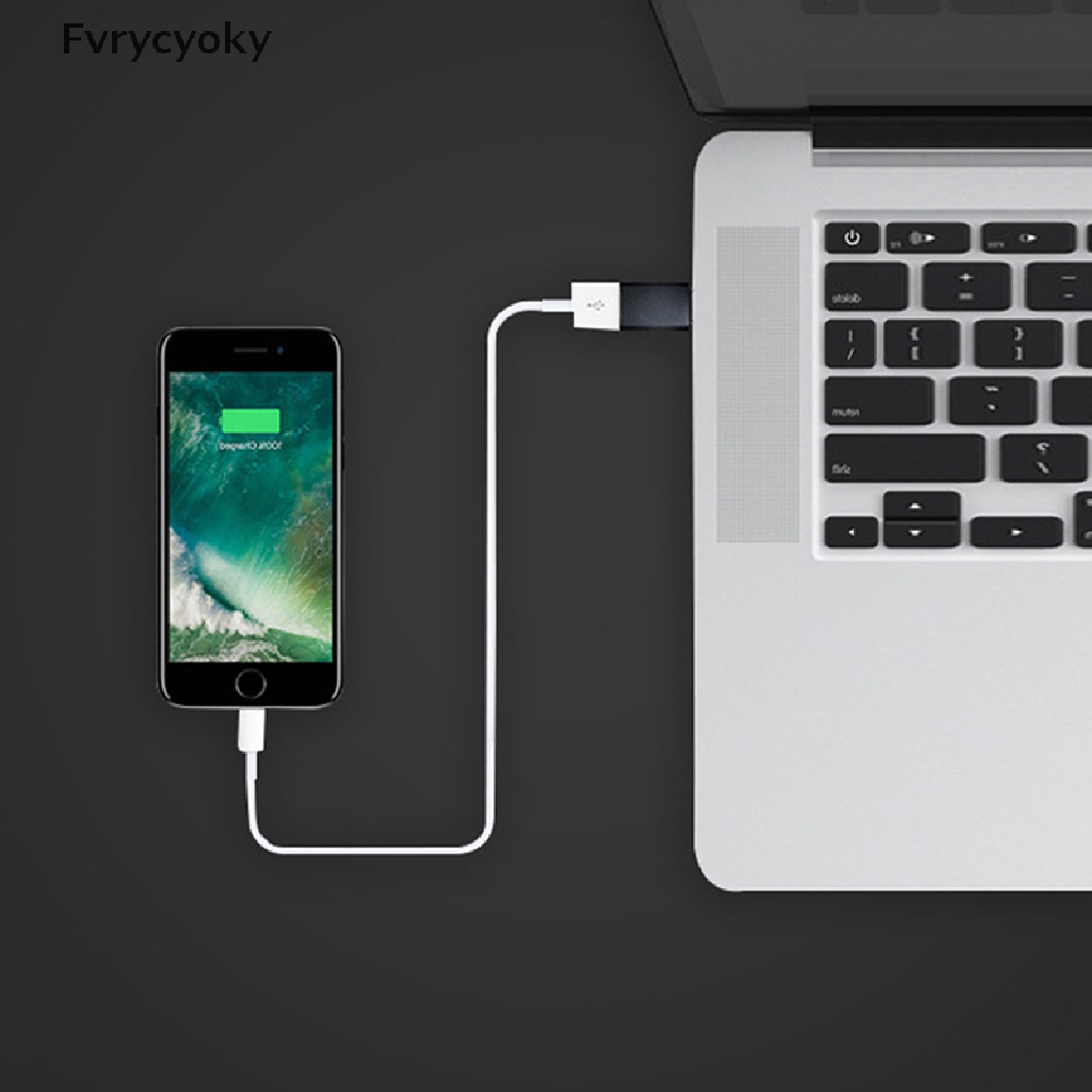 Fvrycyoky USB A Male To USB Type C Female Connector 2.0 Charging Data Converter Adapter VN