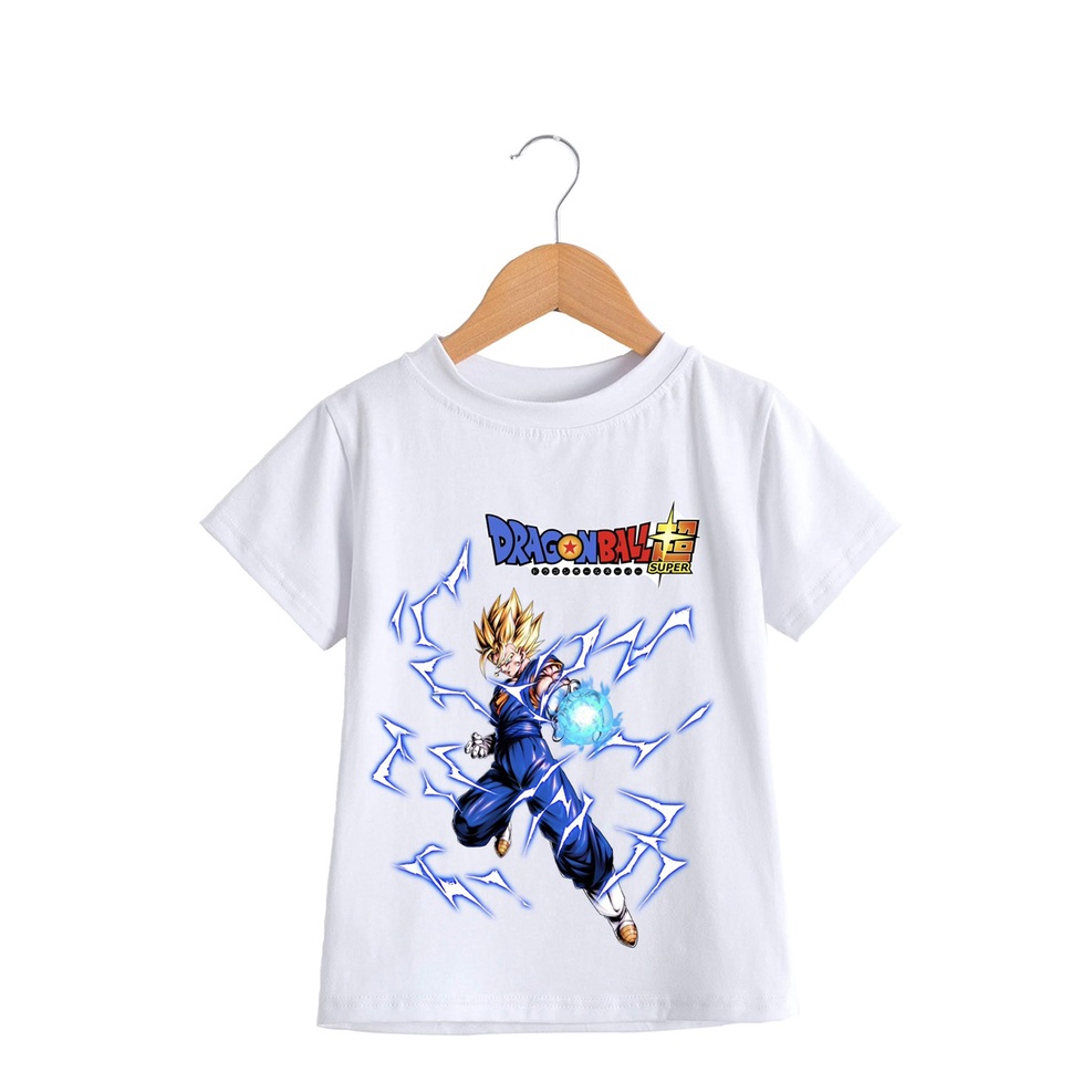 Áo thun bé trai in hình songoku  7 viên ngọc rồng cotton co giản 4 chiều thoải mái SGK09