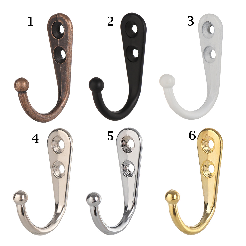 CONOPERY Set 5 móc treo đồ gắn tường kiểu dáng cổ điển tùy chọn màu sắc