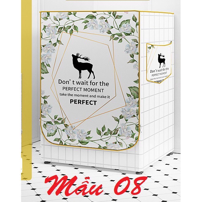 Vỏ bọc máy giặt cửa ngang, áo trùm siêu bền chống mưa nắng Dotina ATLC
