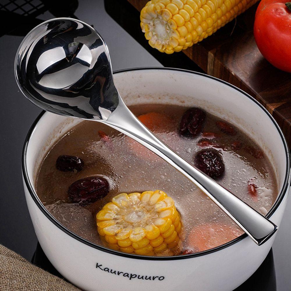 Muôi Múc Canh Bằng Thép Không Gỉ 304 Sức Chứa Lớn