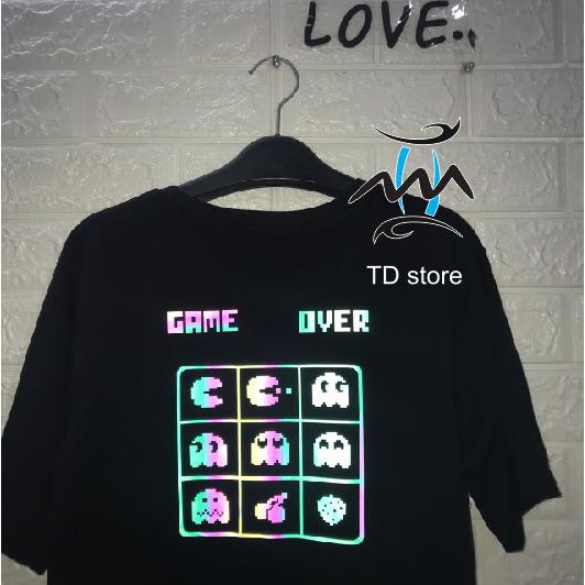 Áo thun phản quang game over