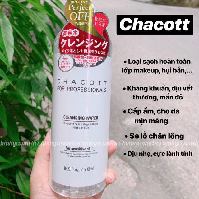 Tẩy Trang Chacott Nội Địa Nhật Bản 500ml | BigBuy360 - bigbuy360.vn