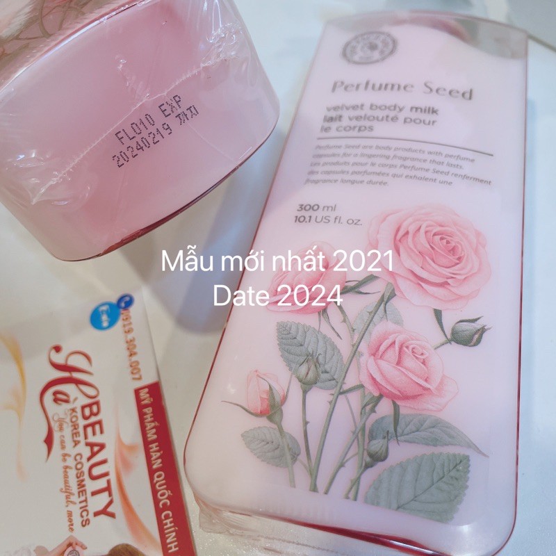 (Auth_Korea)Sữa dưỡng thể Trắng mềm mịn da Hương Nước Hoa VELVET Perfume Seed Body Milk | BigBuy360 - bigbuy360.vn