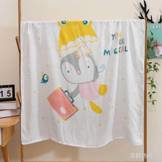 Chăn lụa COTTON  cao cấp  siêu  mềm mịn dành cho bé