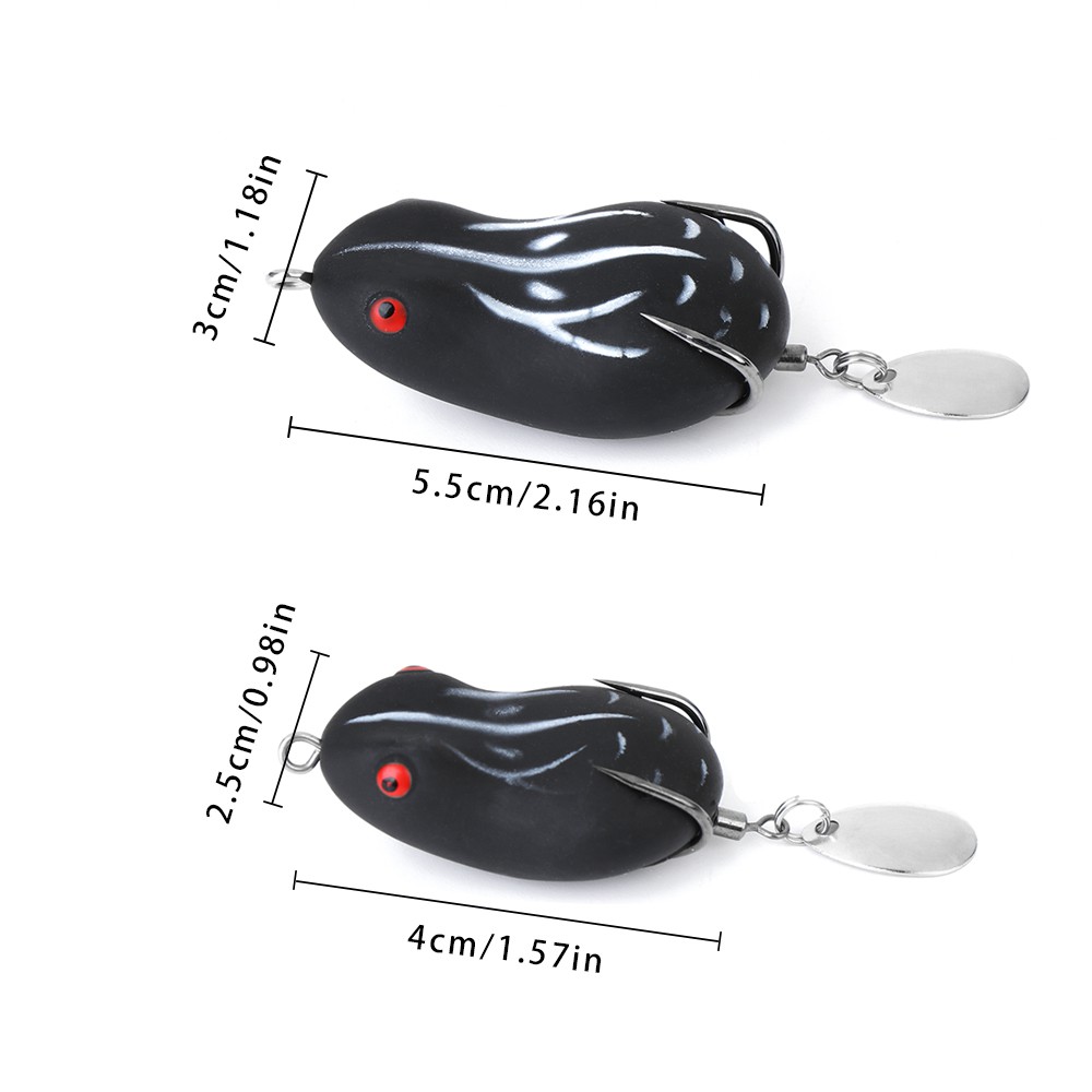 Mồi câu cá giả nhiều màu sắc thu hút con mồi chuyên dụng chất lượng cao