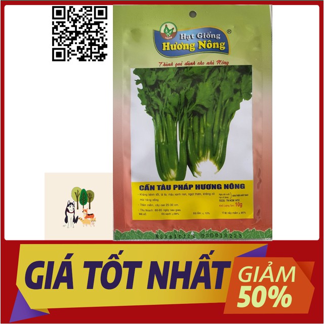 10 GR - HẠT RAU CẦN LÁ XANH CẦN TÂY PHÁP