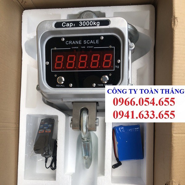 Cân treo móc cẩu điện tử 3 tấn