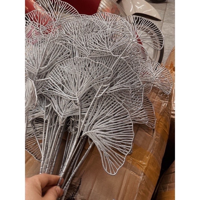 Cành táo vàng kim, cành rẻ quạt decor trang trí siêu đẹp