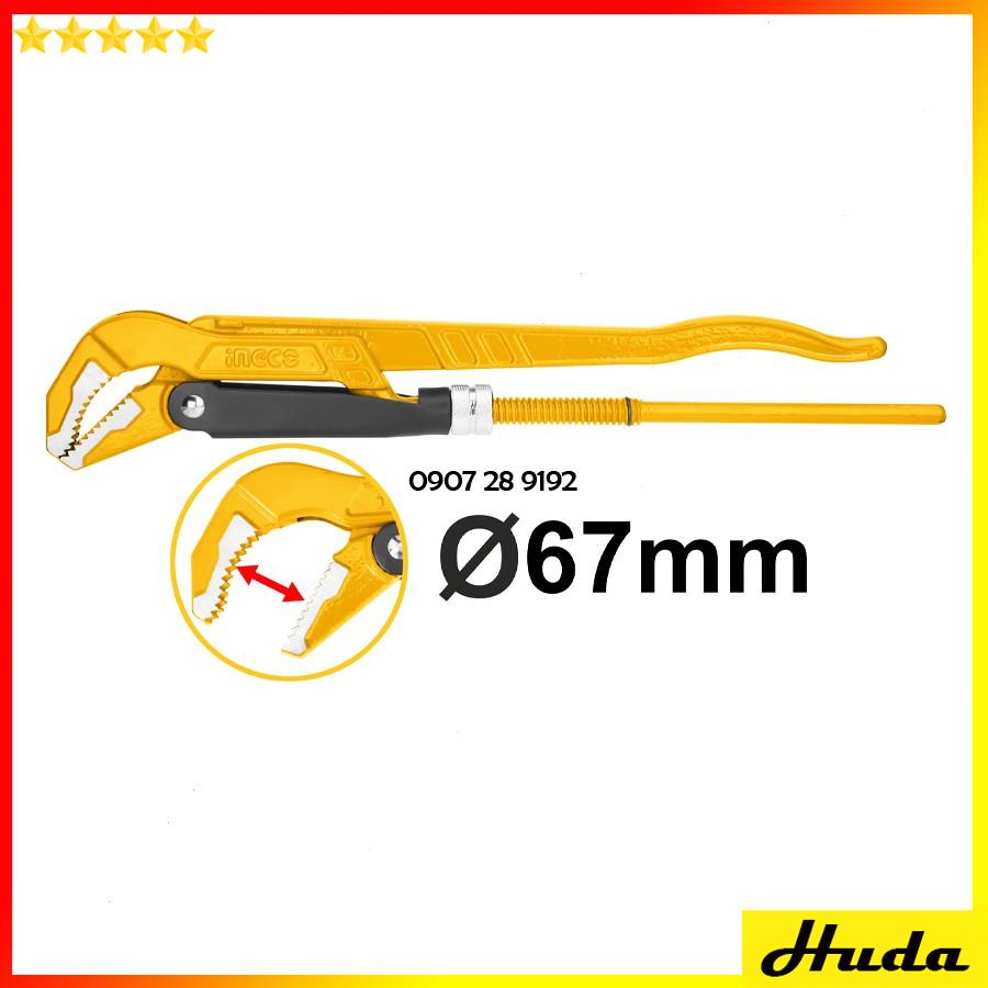 Mỏ lết 45 độ 90 độ đường kính kẹp 0-67mm Total Ingco công nghiệp nặng thép chịu nhiệt bền bỉ cứng cáp 1234